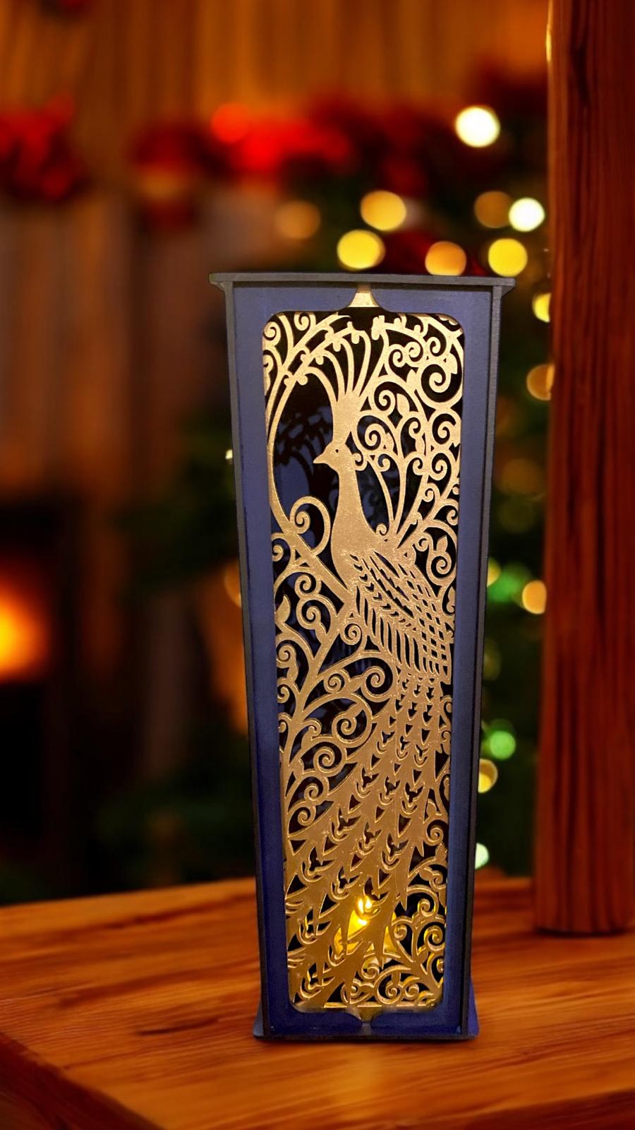 Personalized Laser Cut Wine/Scotch Gift Box • Holiday Hostess Gift