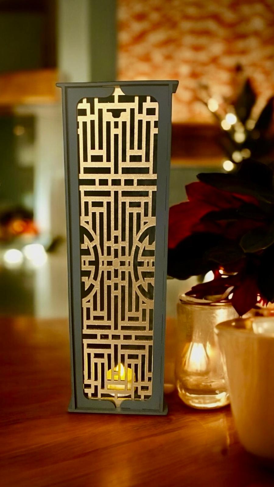 Personalized Laser Cut Wine/Scotch Gift Box • Holiday Hostess Gift