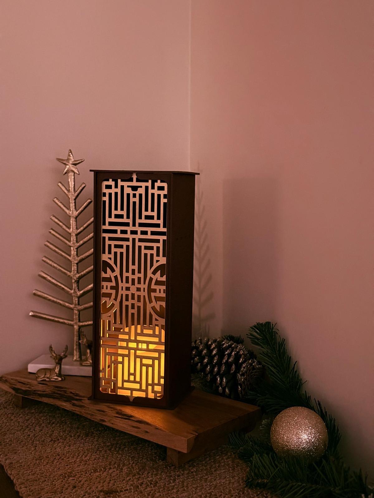 Personalized Laser Cut Wine/Scotch Gift Box • Holiday Hostess Gift