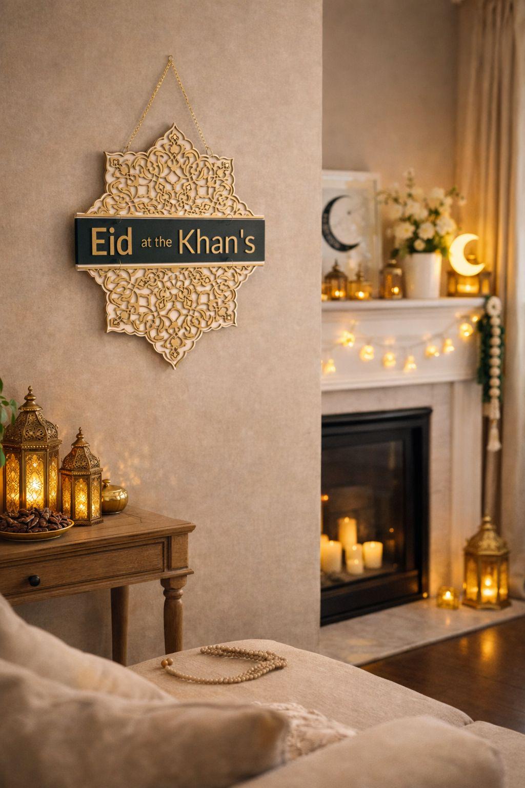 Personalized Eid & Ramadan Wall Hanging | Islamic Home Decor