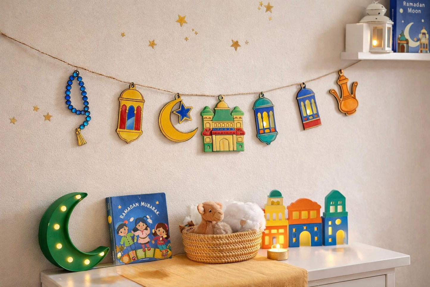 DIY Eid & Ramadan Wooden Ornament Kit | Paint Your Own Islamic Decor